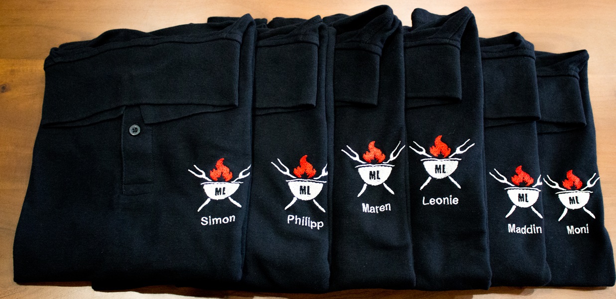 Logo auf Poloshirt